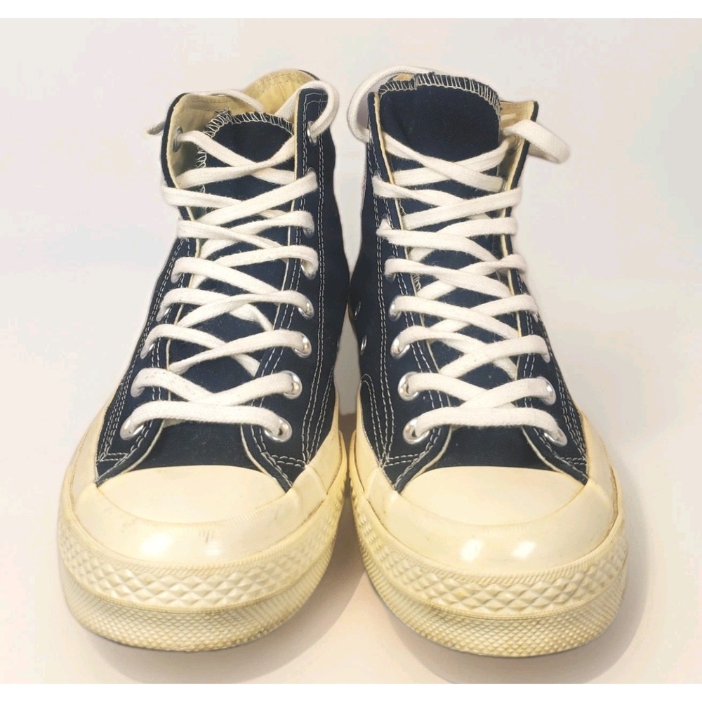 Converse Chuck Taylor All Star Hi Black Comme des Garcons PLAY Men's  7 womens 9 - Picture 4 of 8